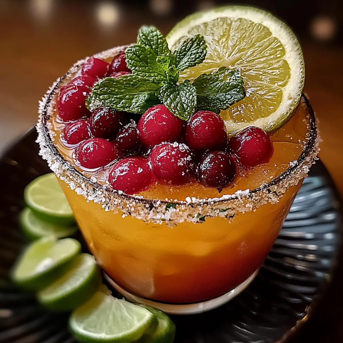 Christmas Mistletoe Margarita