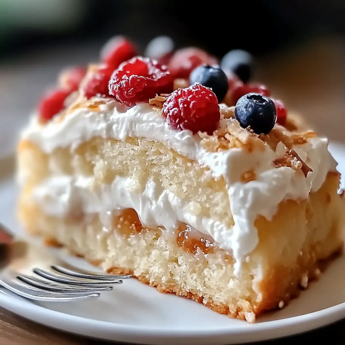 Coconut Cloud Cake