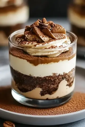 Coffee Protein Tiramisu Cups