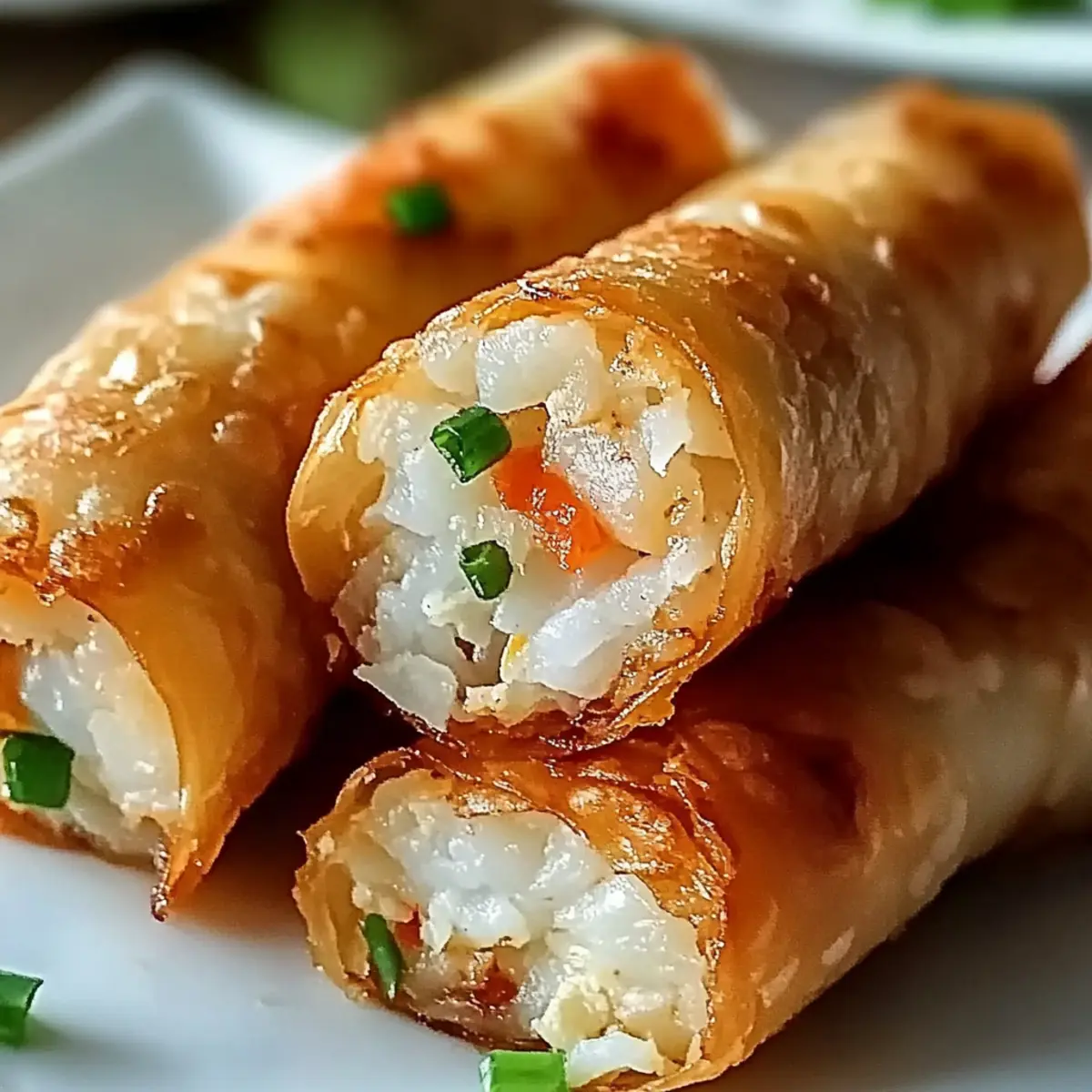 Crab Cake Egg Rolls
