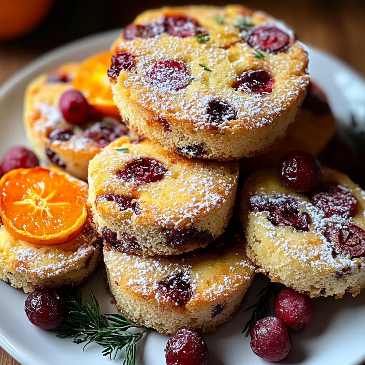 Cranberry Orange Shortbread
