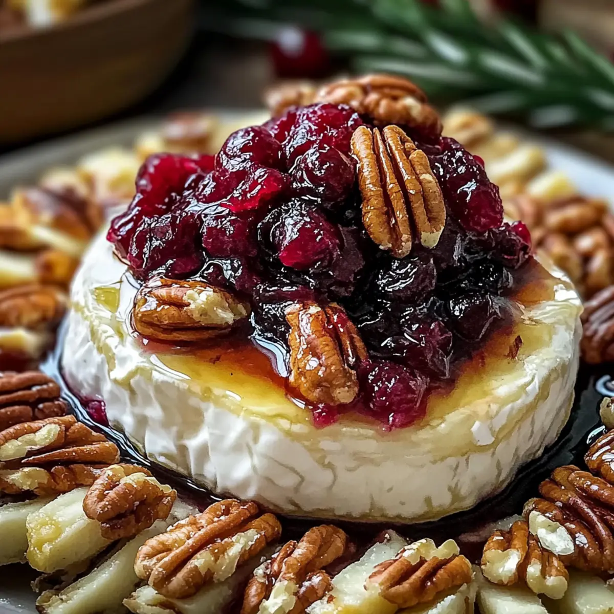 Cranberry Pecan Baked Brie