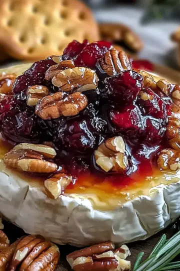 Cranberry Pecan Baked Brie
