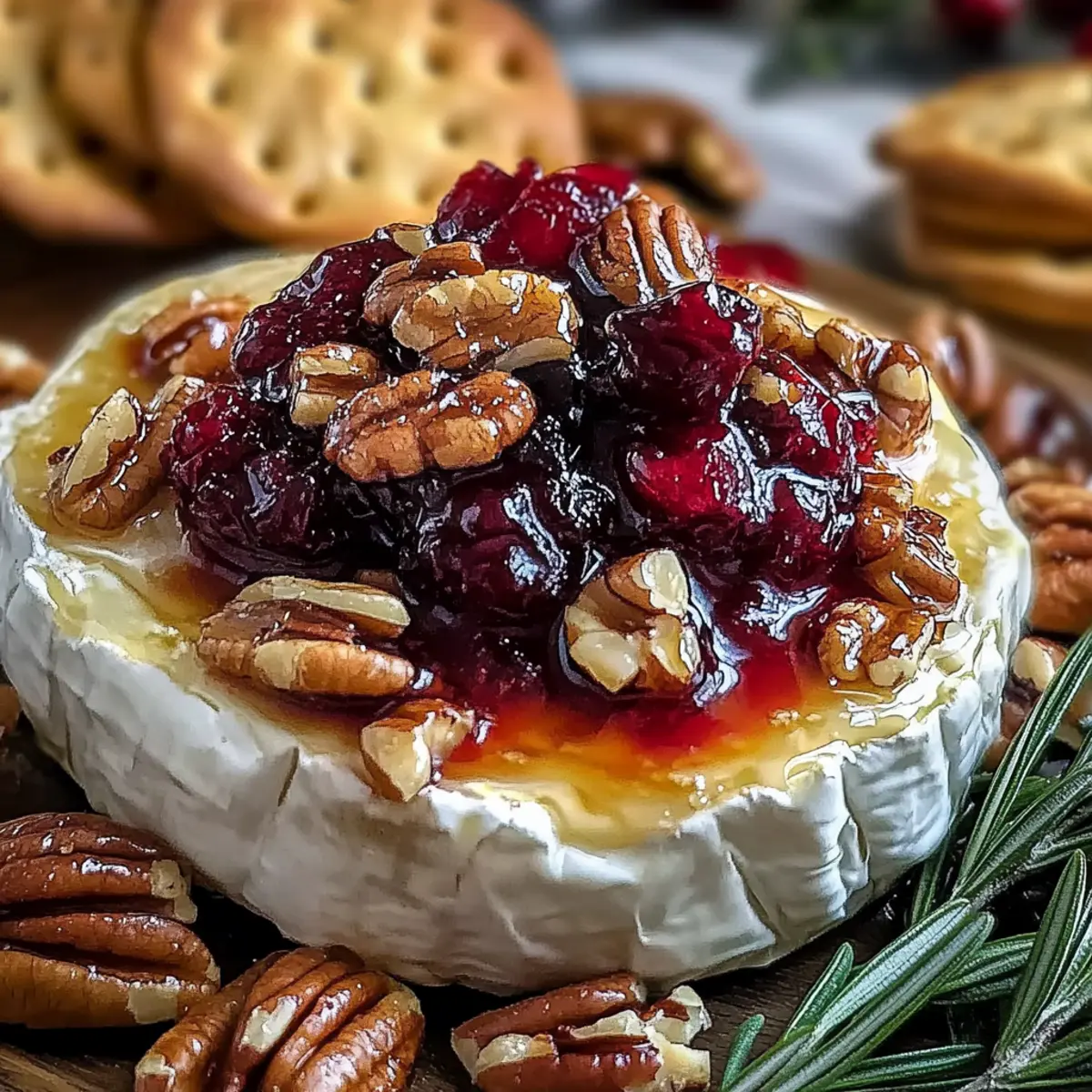 Cranberry Pecan Baked Brie