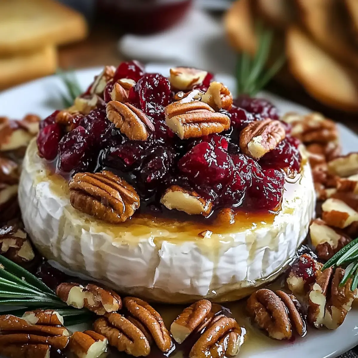 Cranberry Pecan Baked Brie