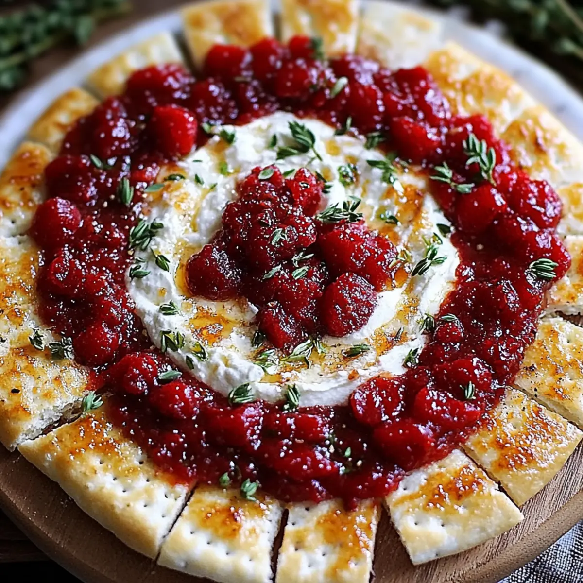 Cranberry Whipped Feta Dip