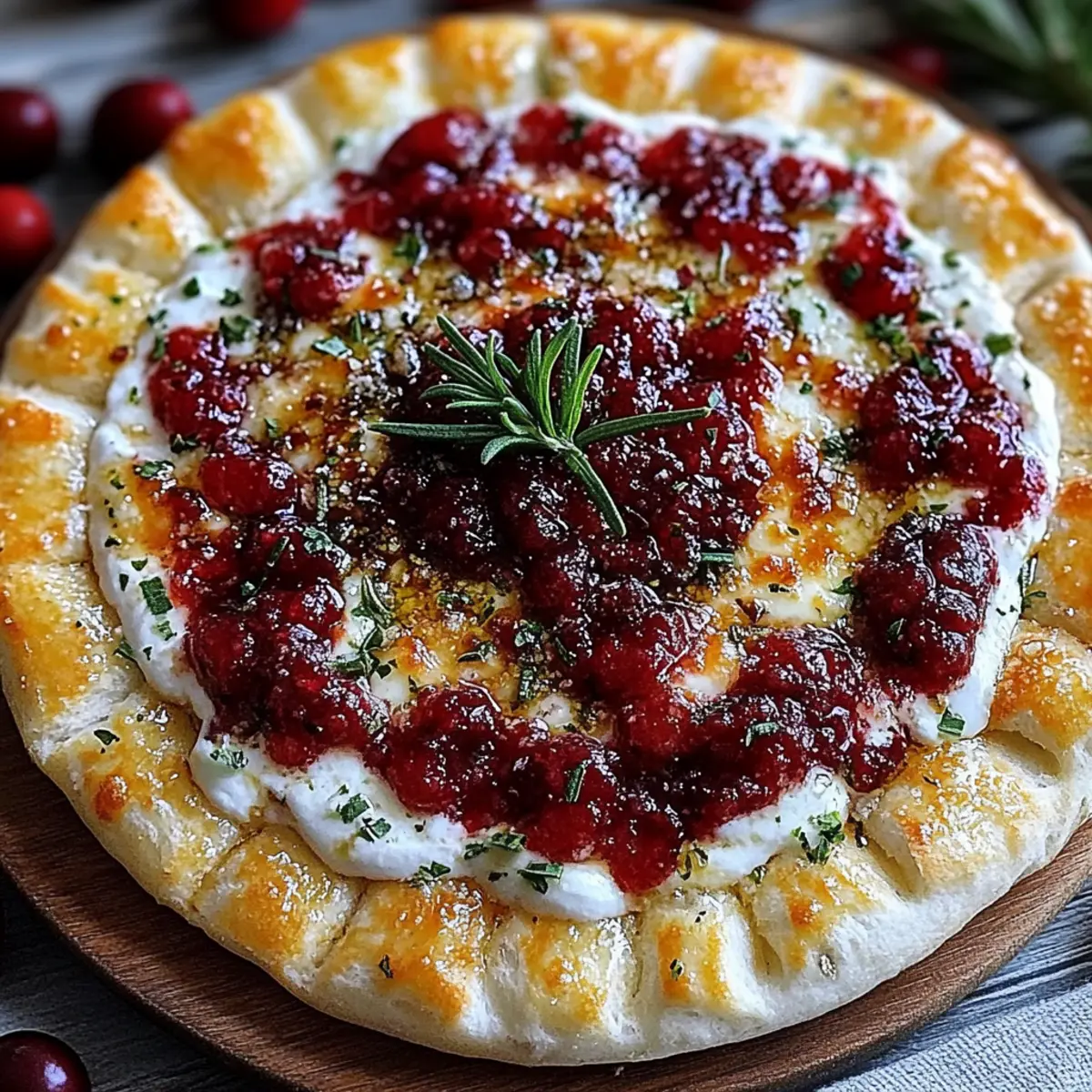 Cranberry Whipped Feta Dip