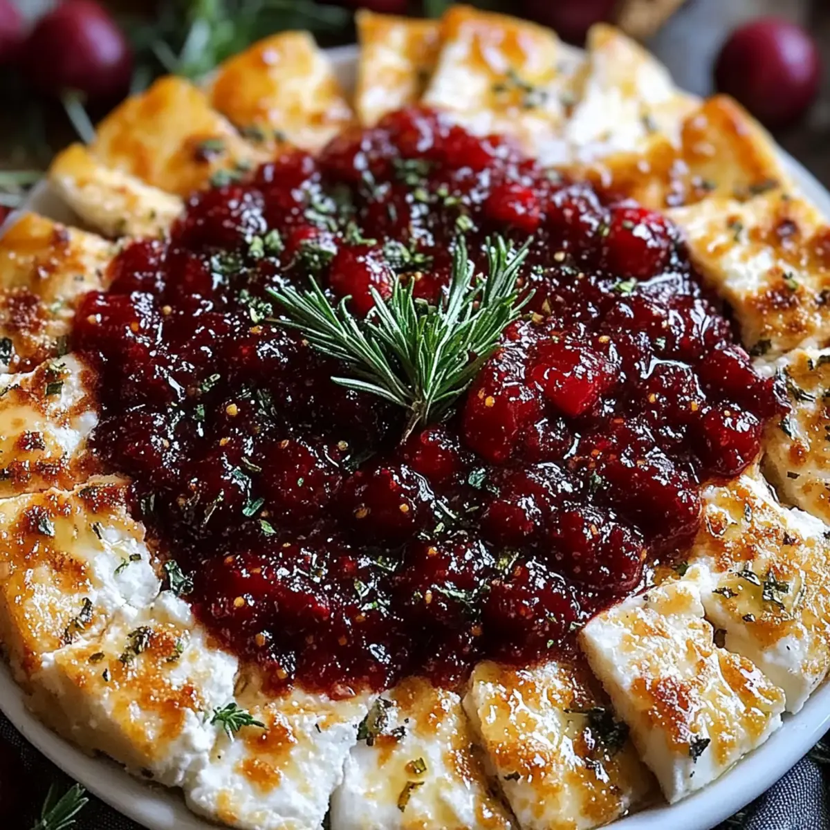 Cranberry Whipped Feta Dip