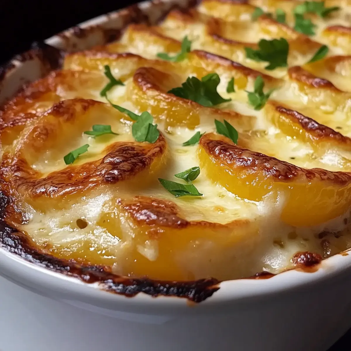 Creamy Cheesy Au Gratin Potatoes