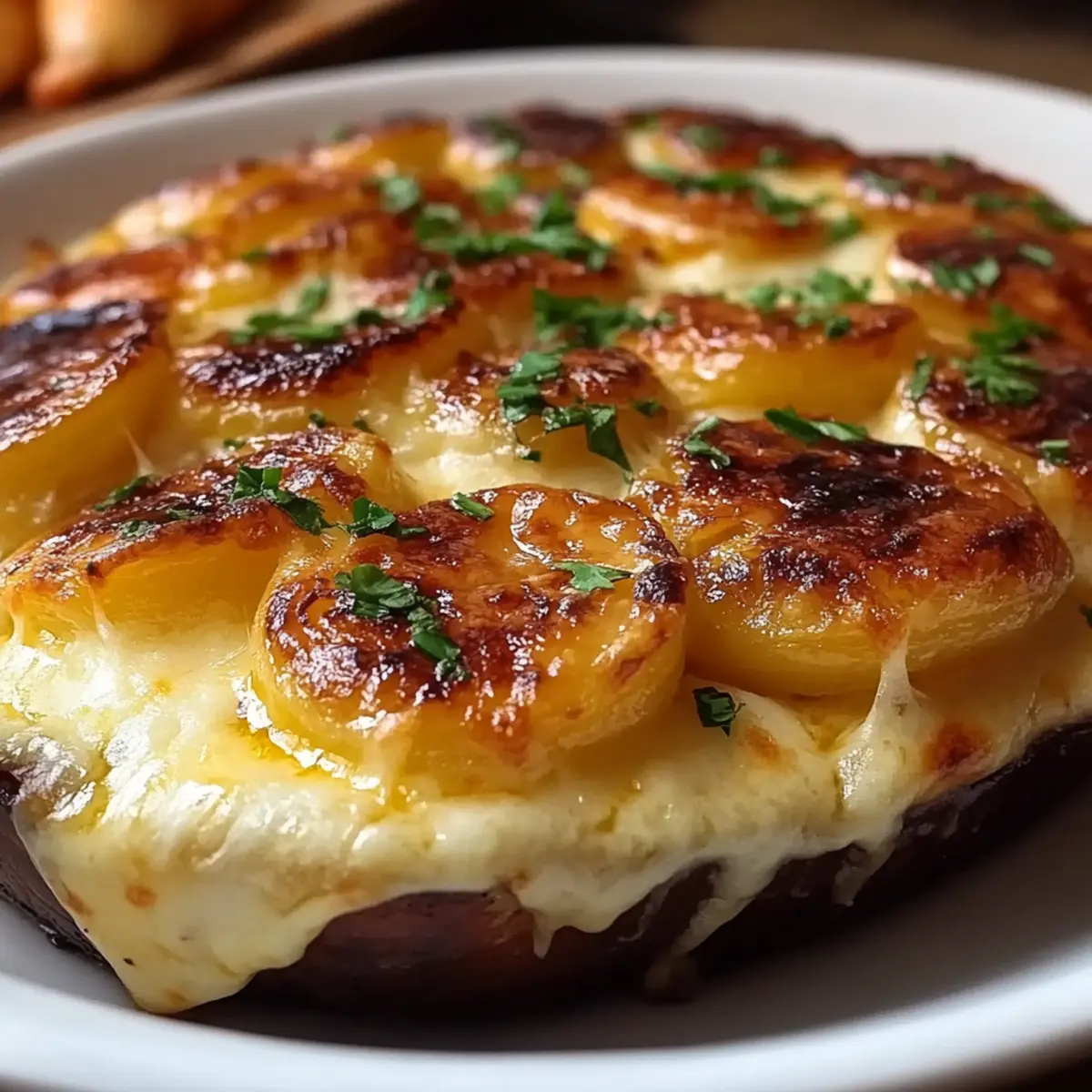 Creamy Cheesy Au Gratin Potatoes
