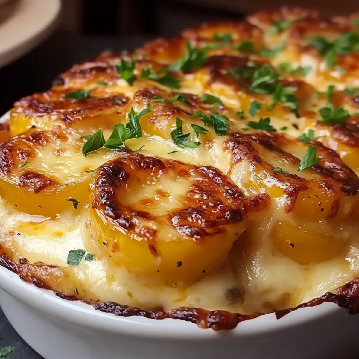 Creamy Cheesy Au Gratin Potatoes