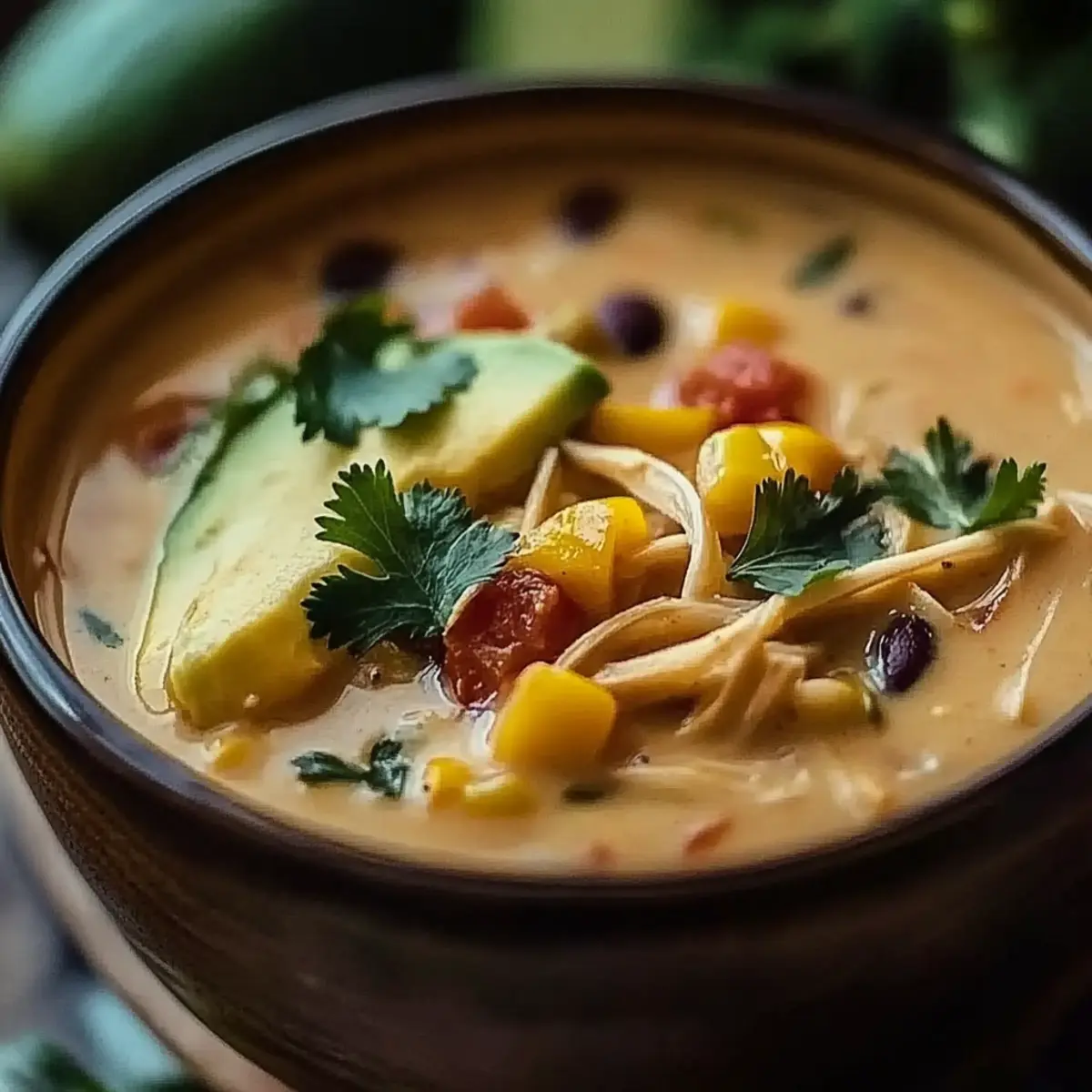 Creamy Chicken Taco Soup