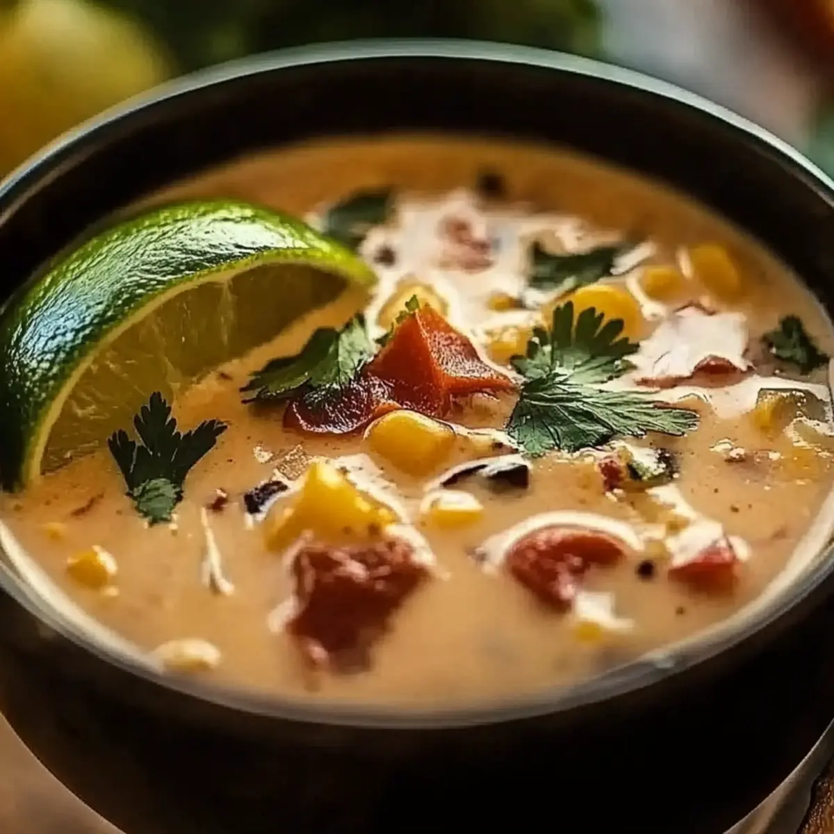 Creamy Chicken Taco Soup
