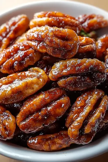 Crockpot Fireball Whisky Candied Pecans