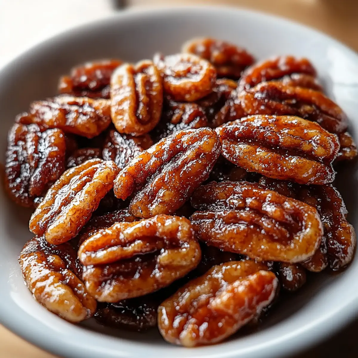 Crockpot Fireball Whisky Candied Pecans
