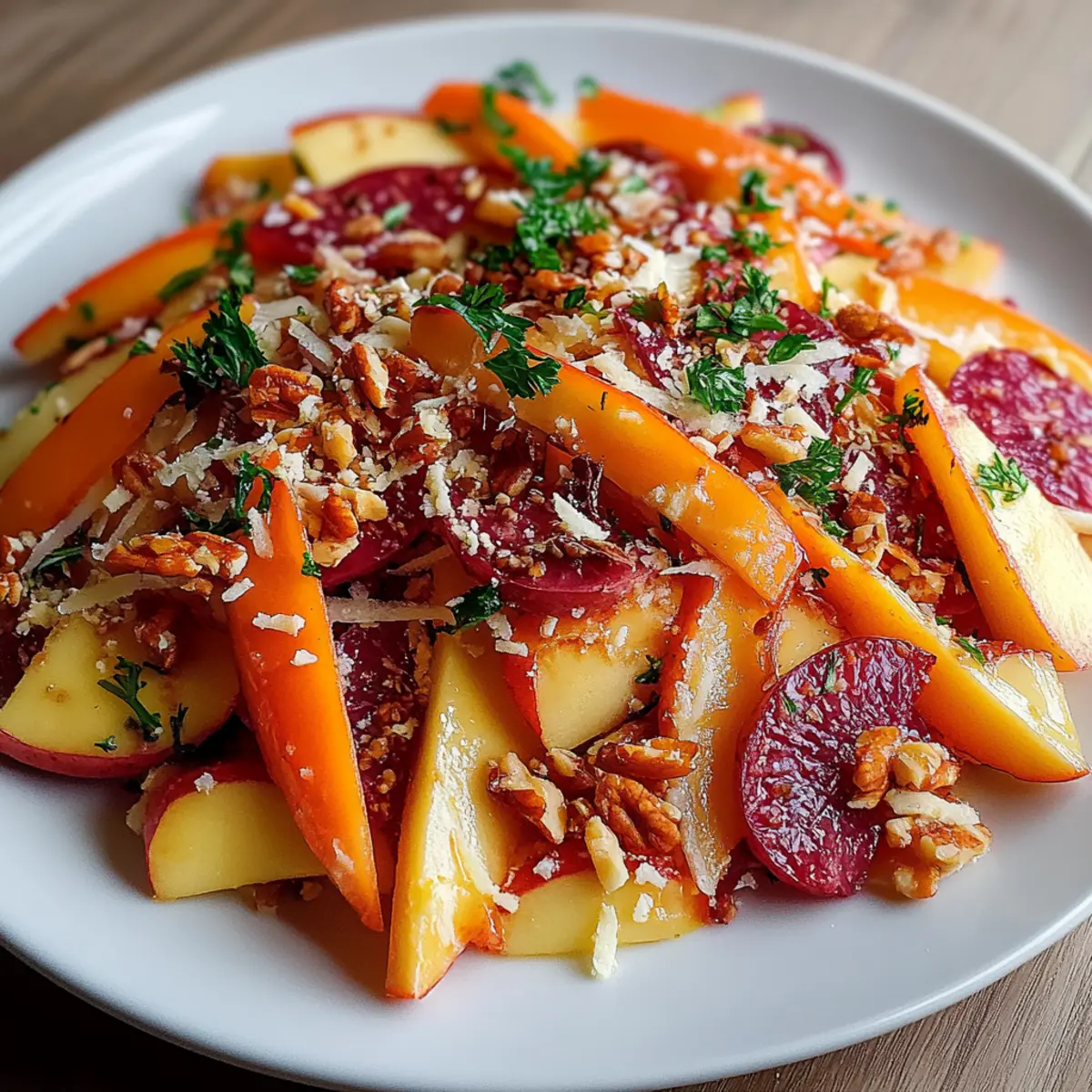 Crunchy Apple Carrot Salad with Creamy Citrus Dressing