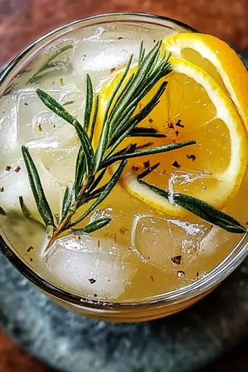 Elderflower Winter Gin Cocktail