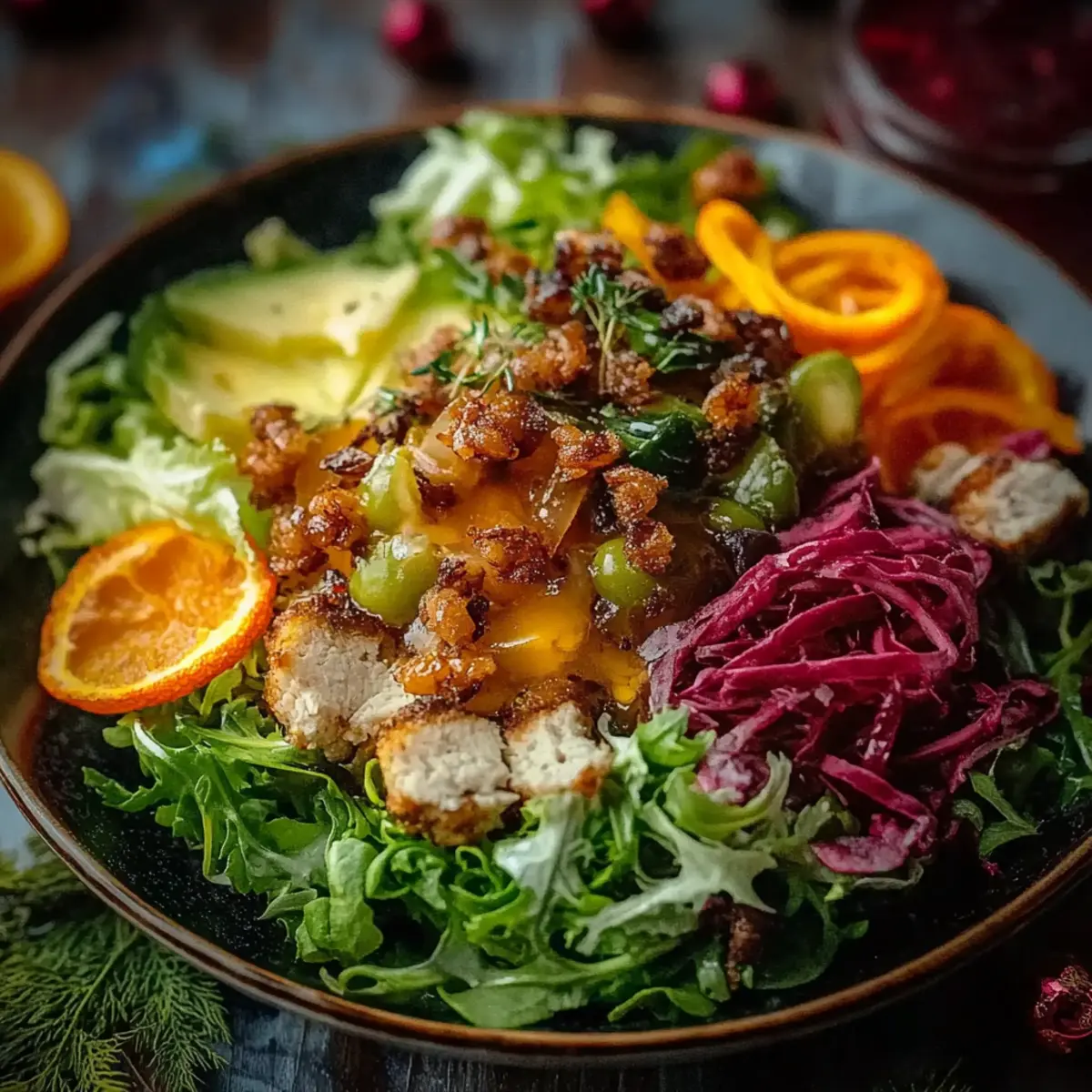 Festive Crunchy Christmas Salad