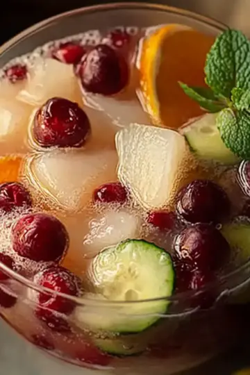 Festive White Christmas Sangria