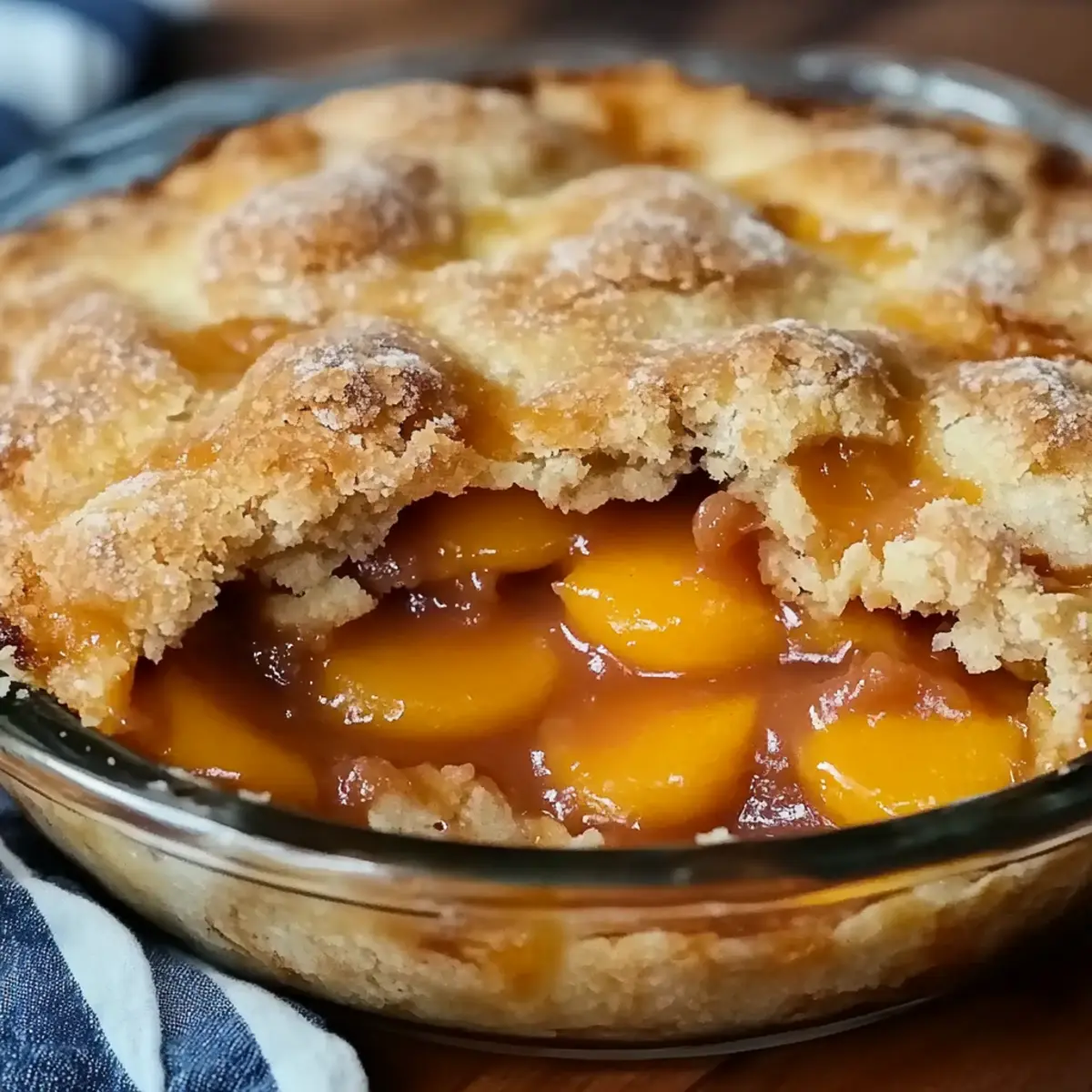 Fresh Southern Peach Cobbler