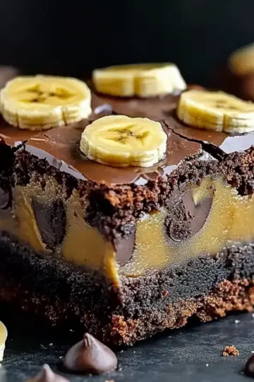 Fudgy Banana Bread Brownies