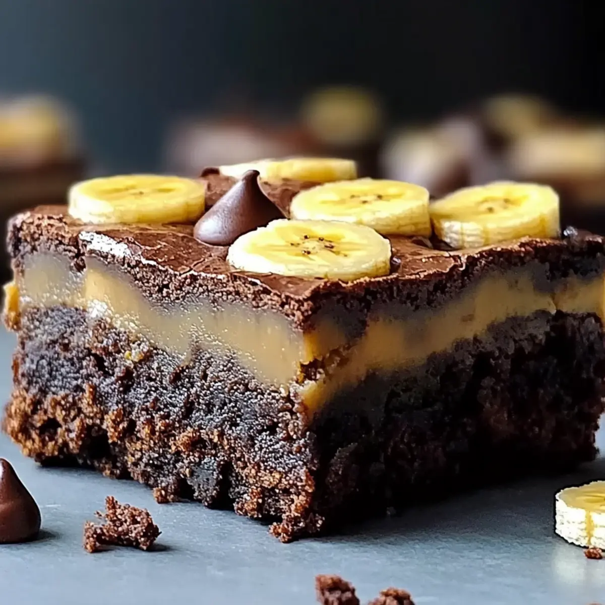 Fudgy Banana Bread Brownies