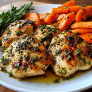 Garlic Herb Chicken & Carrot Plate