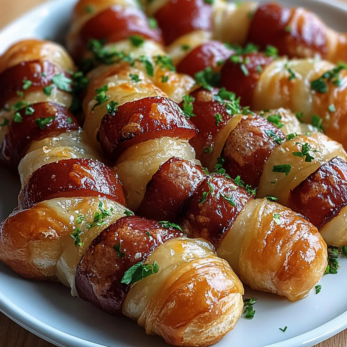 Glazed Pigs In a Blanket