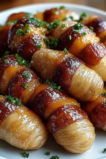 Glazed Pigs In a Blanket
