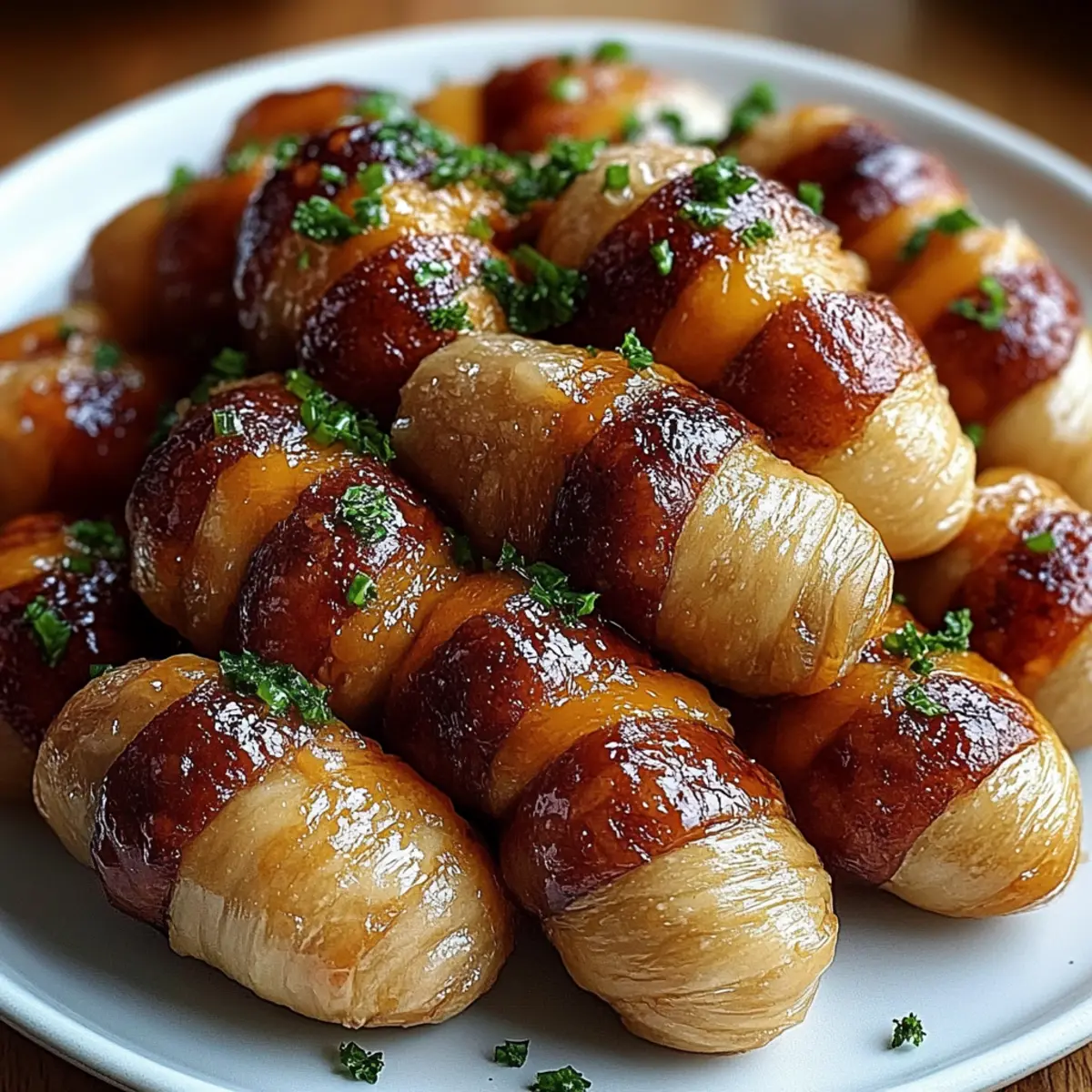 Glazed Pigs In a Blanket