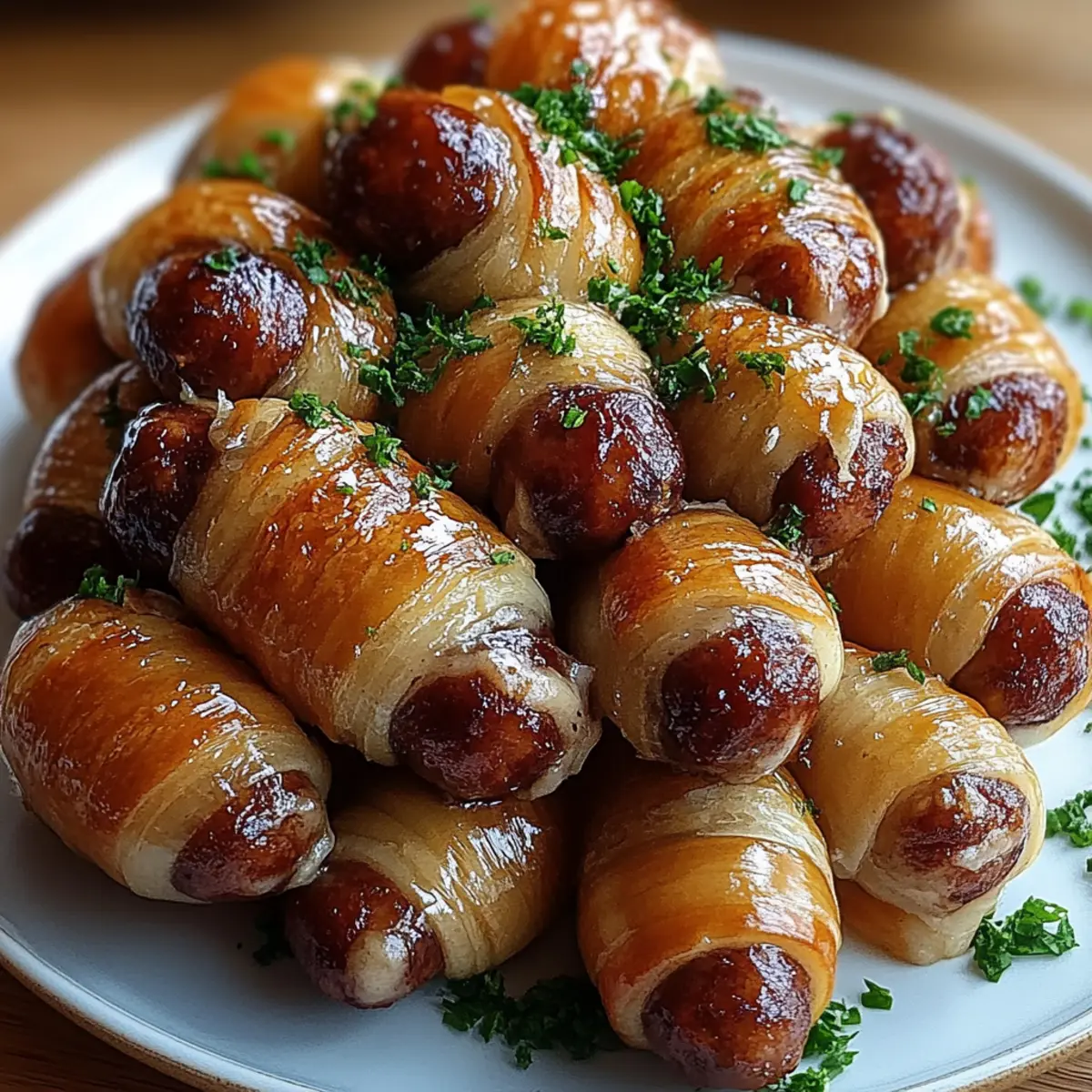 Glazed Pigs In a Blanket