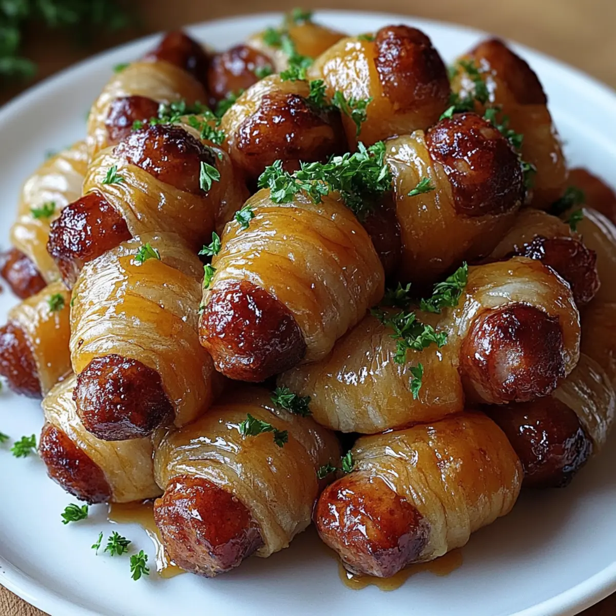 Glazed Pigs In a Blanket