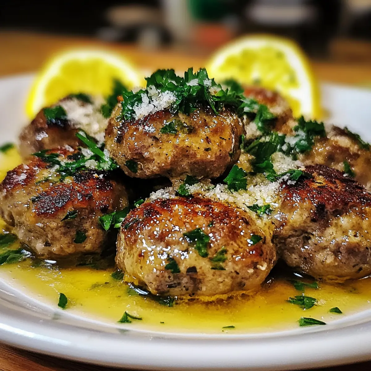 Greek Meatballs in Lemon Sauce
