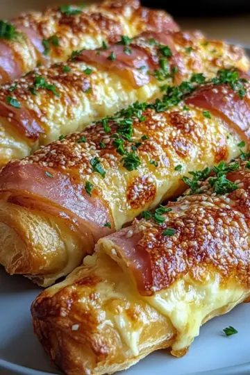 Ham and Cheese Sticks