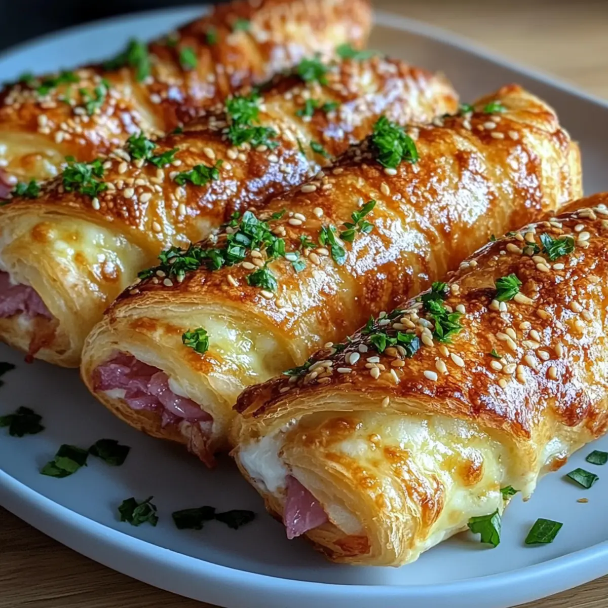 Ham and Cheese Sticks