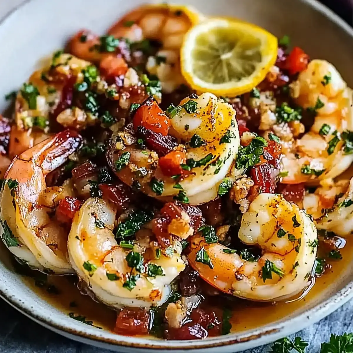 Hawaiian Garlic Shrimp