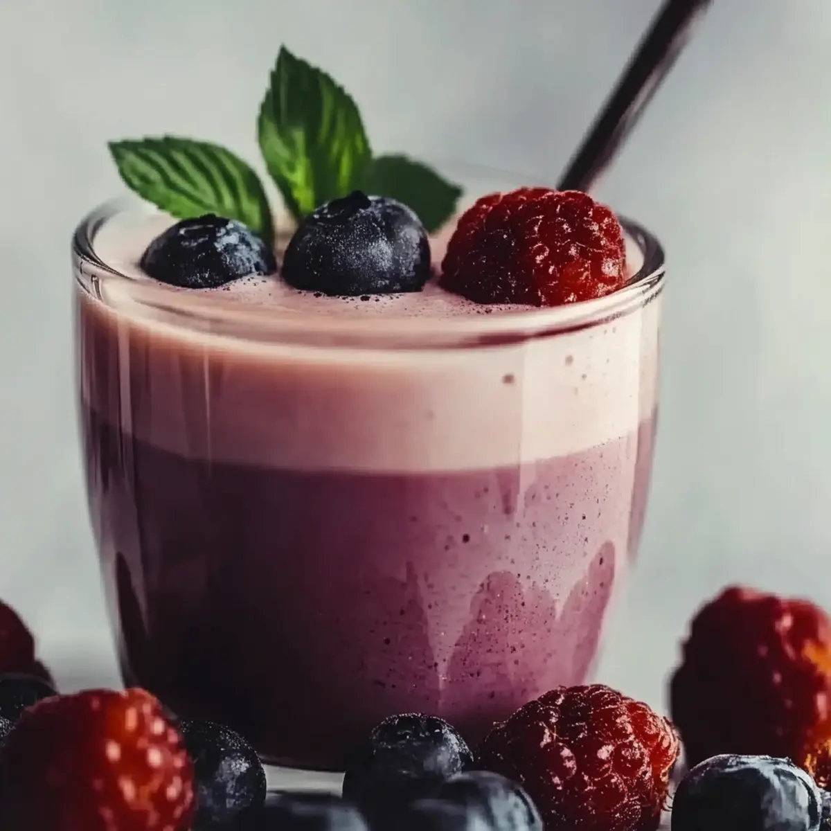 High Protein Berries Smoothie