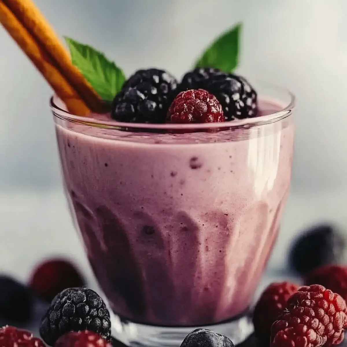 High Protein Berries Smoothie