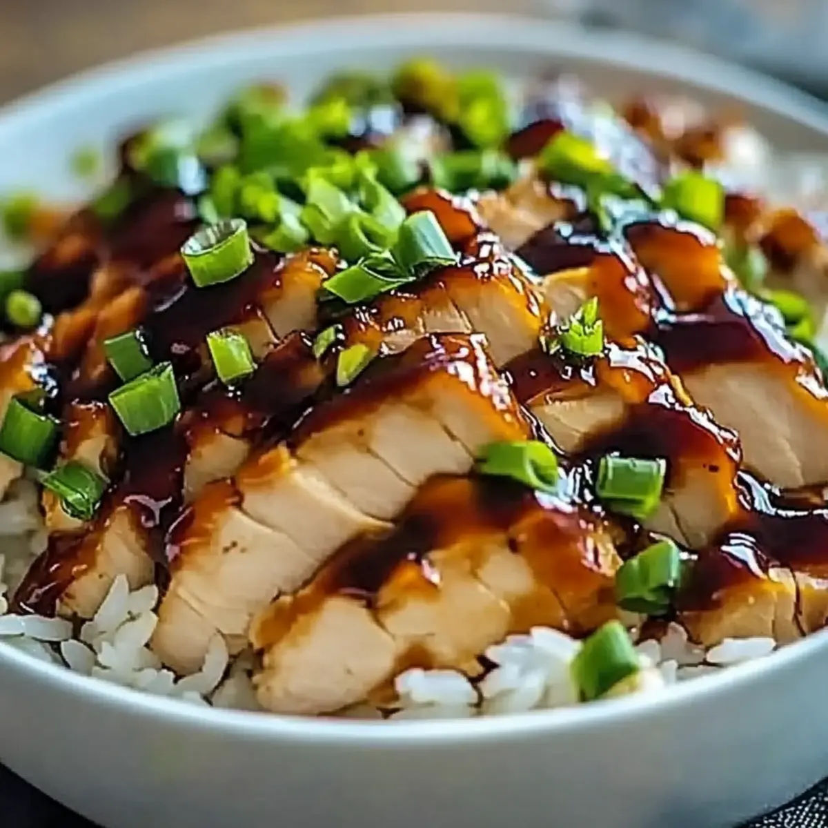 Honey BBQ Chicken Rice