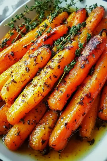 Honey Roasted Carrots with Thyme