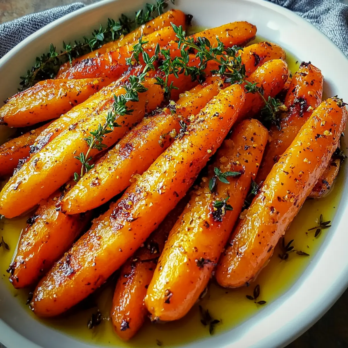 Honey Roasted Carrots with Thyme