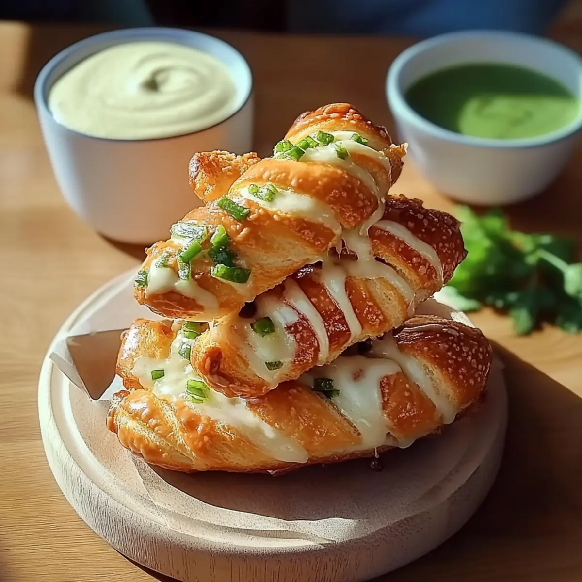 Jalapeños Popper Puff Pastry Twists