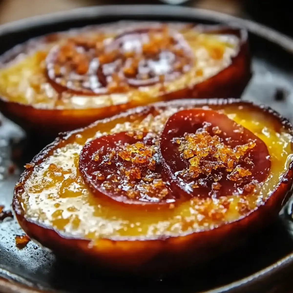 Japanese Sweet Potato Crème Brûlée