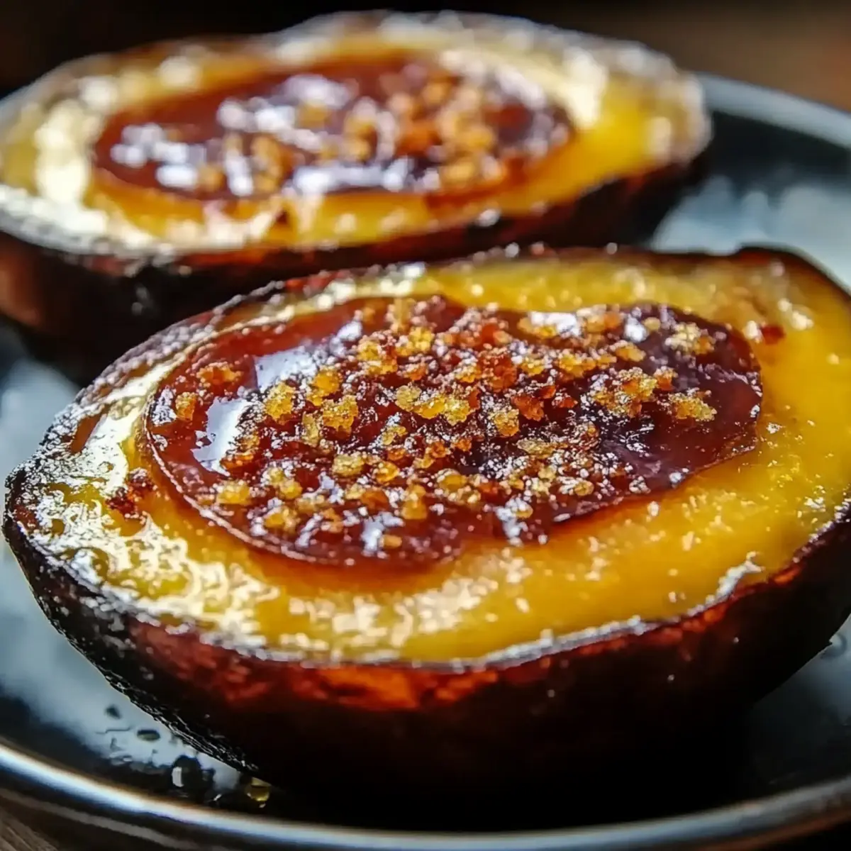 Japanese Sweet Potato Crème Brûlée