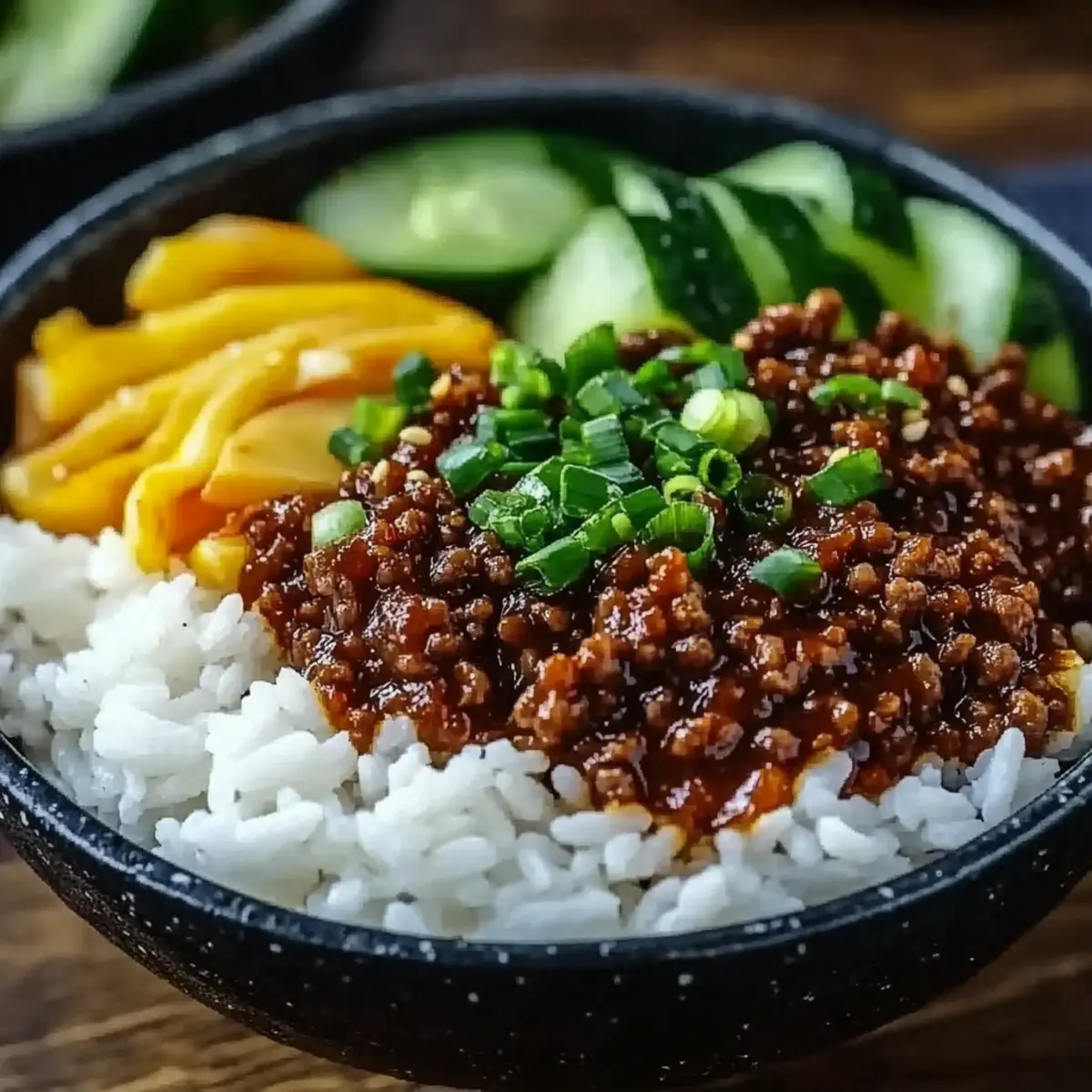 Korean Ground Beef Bowl