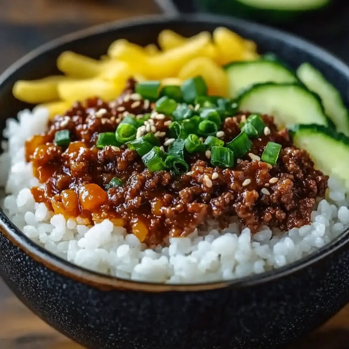 Korean Ground Beef Bowl