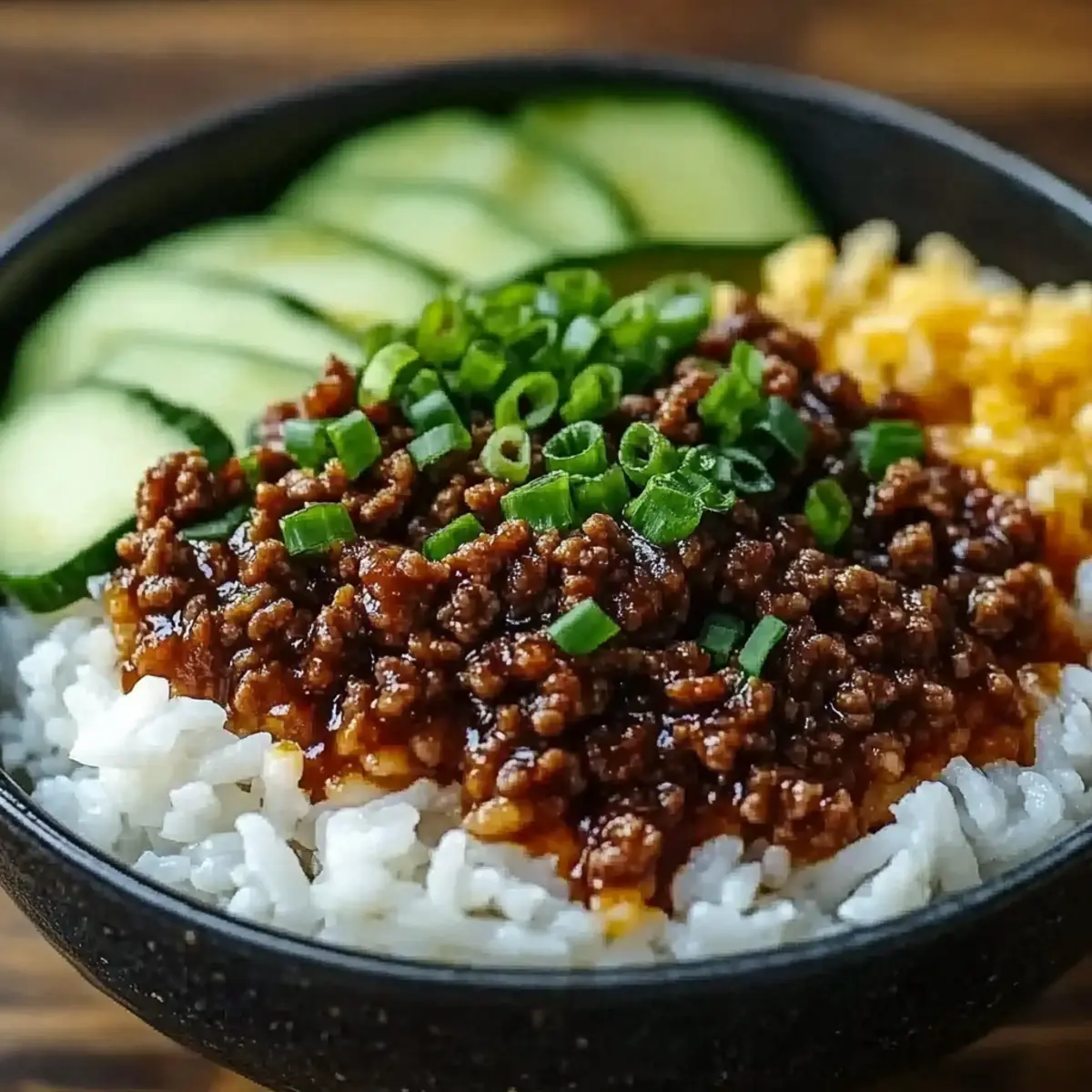Korean Ground Beef Bowl