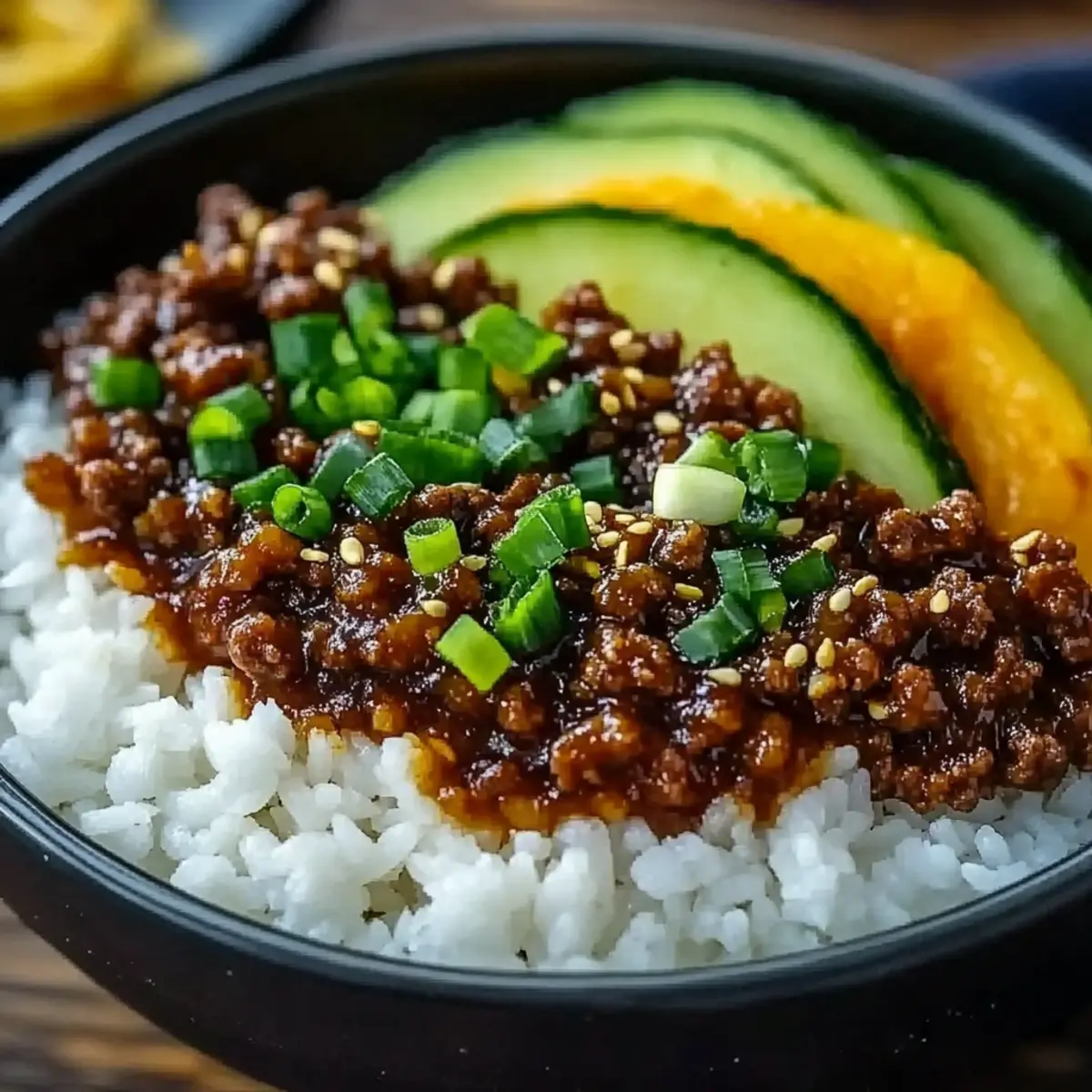 Korean Ground Beef Bowl