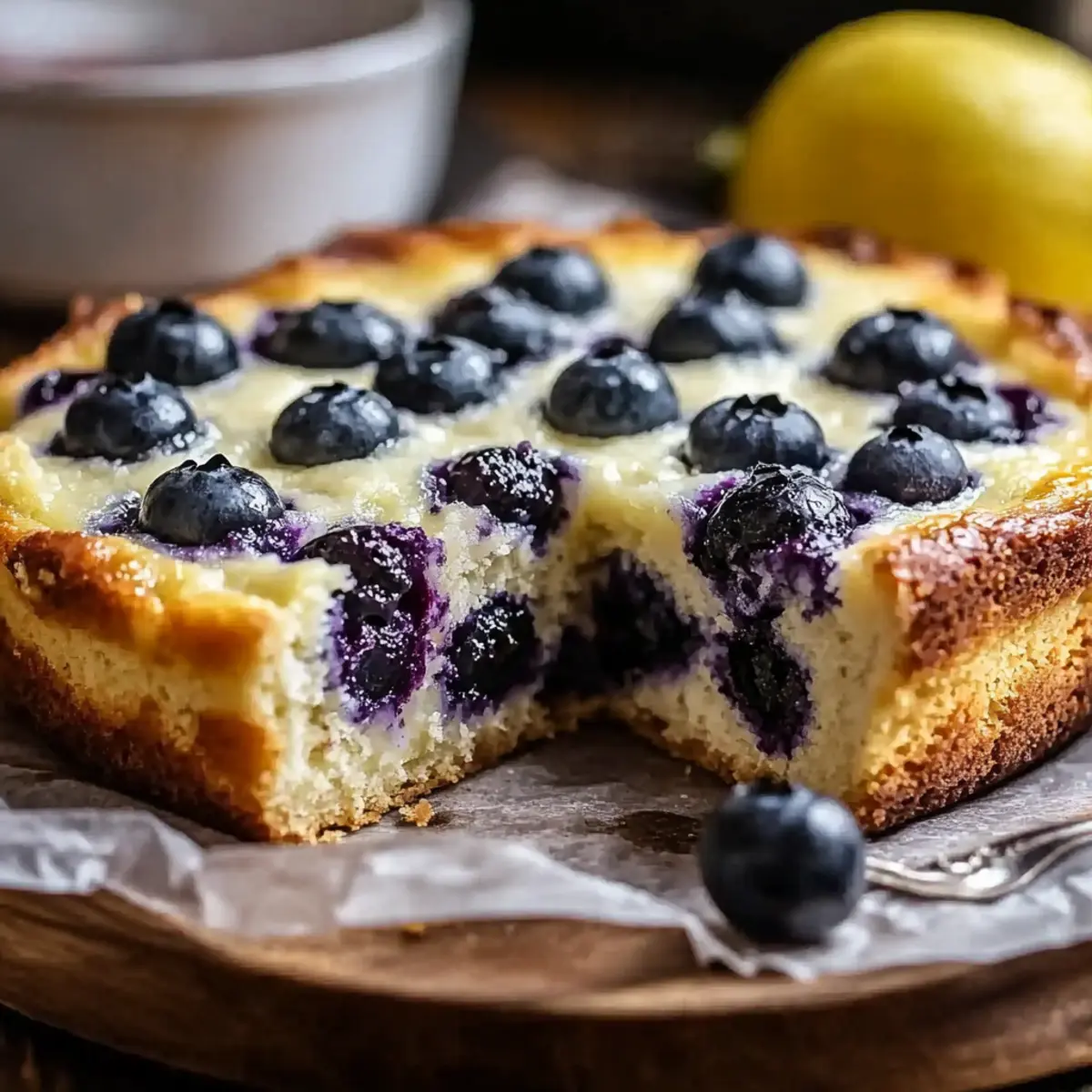 Lemon Blueberry Breakfast Bake