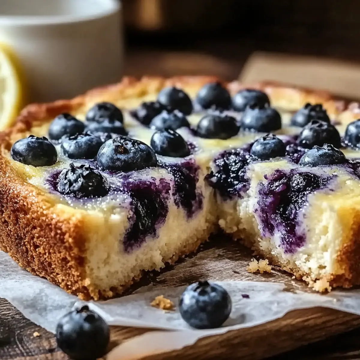 Lemon Blueberry Breakfast Bake